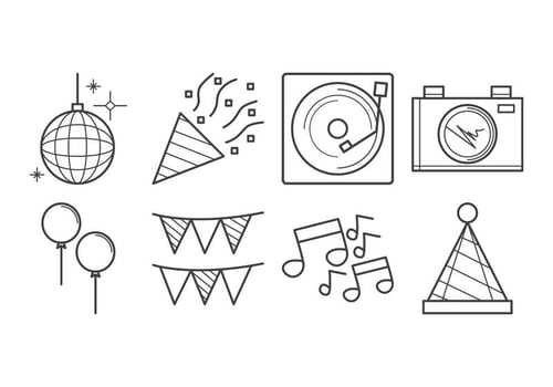 Party Icon Vector