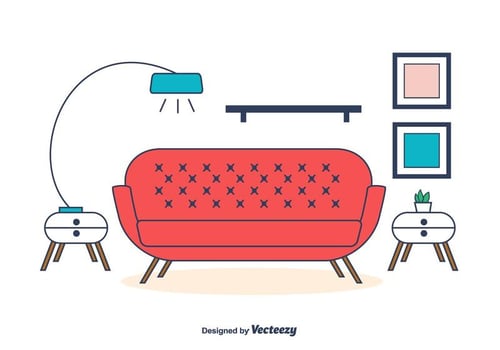 Living Room Vector