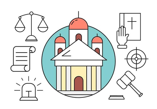 Justice Vector Icons