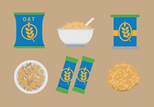 Oats Vector