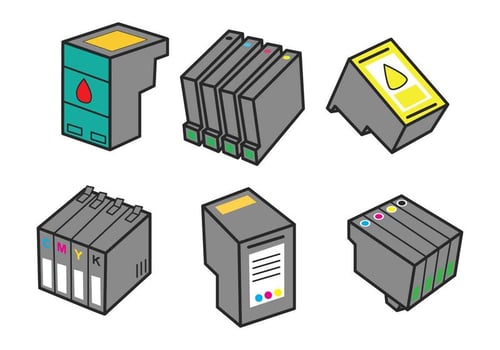 Ink Cartridge Vector