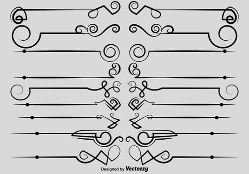 Vector Ornamental Dividers