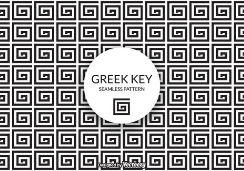Free Vector Greek Key Background