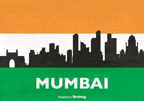 Free Skyline Mumbai Vector Silhouette