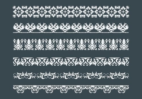 Free Lace Trim Icons Vector