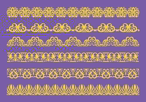 Free Lace Trim Icons Vector