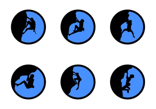 Free Climbing Wall Vector 