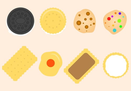 Free Flat Cookies Vector