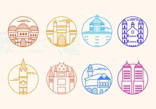 Free Mumbai Landmark Vector Icon