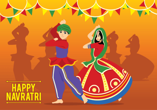 Navratri Vector Illustration