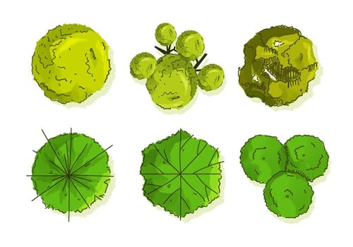 Tree Tops Vectors