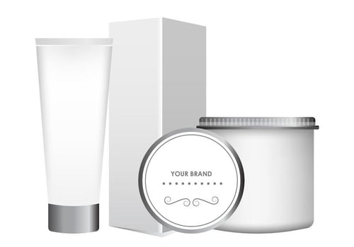 Template Packaging Soap Box vector