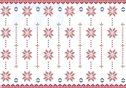 Pattern Of Indonesian Songket Illustration vector