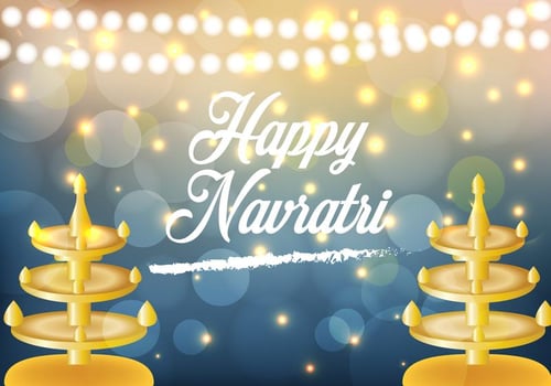 Happy Navrati Illustration vector