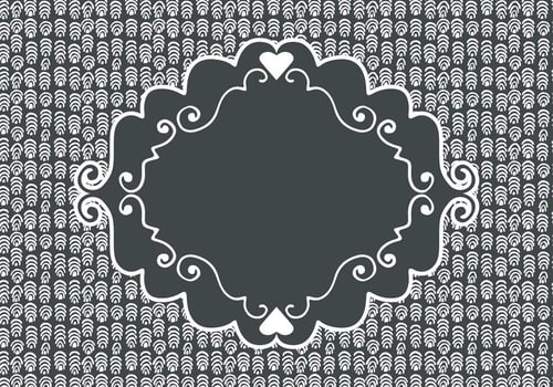 Cute Hand Drawn Style Background  vector