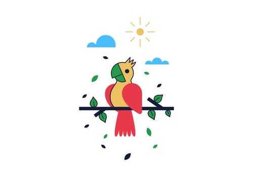 Free Parrot Vector