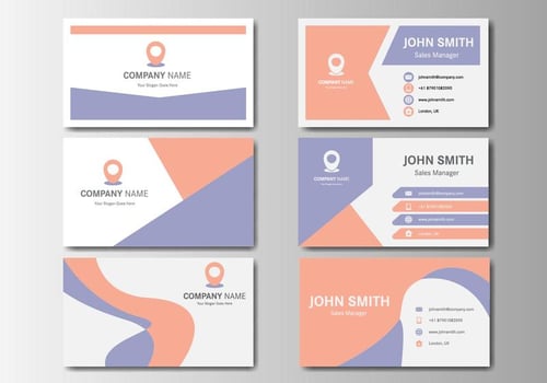 Free Business Vintage Name Card Vector