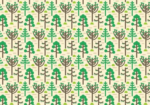 Free Trees Vector