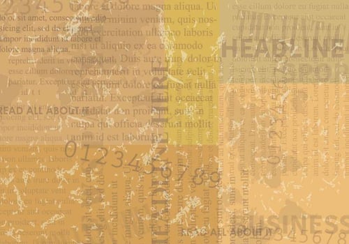 Vintage Old Newspaper Background vector