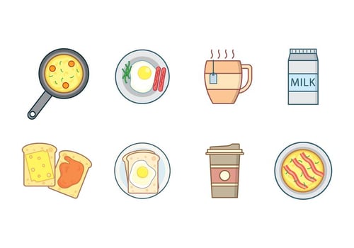 Free Breakfast Vector