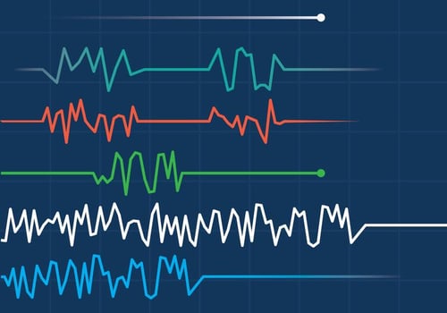Flat Line Sign vector
