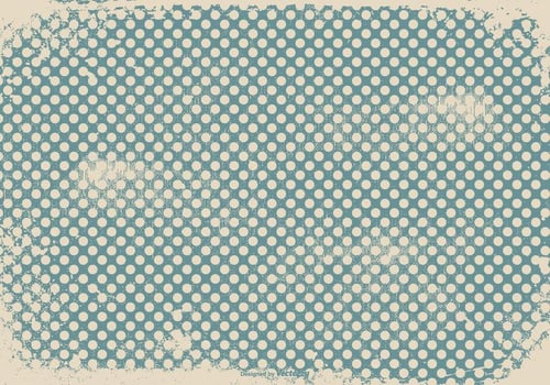 Grunge Polka Dot Background vector