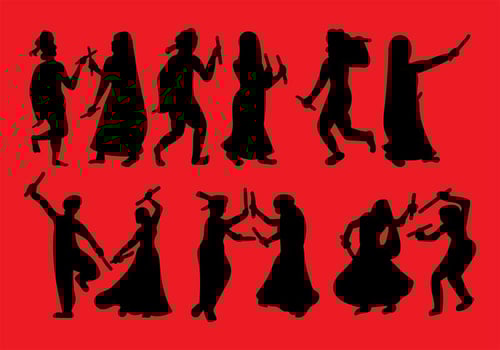 Garba Vector