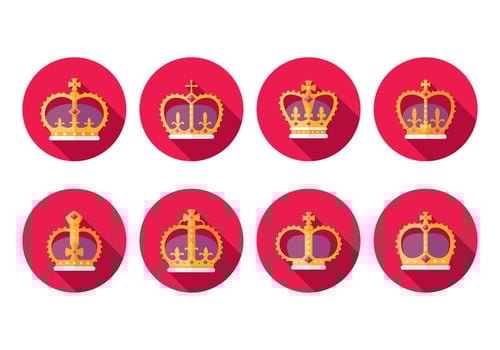 Free British Crown Icons vector