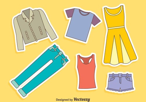 Casual Fashion Vector Set