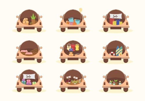 Car Boot Vector