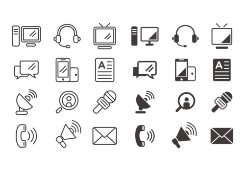 Communication Icons Vector