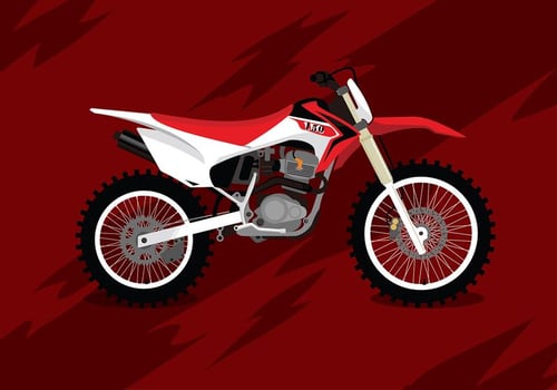 Dirt Bike Vector
