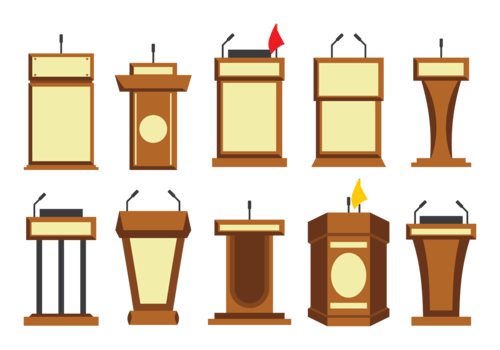 Free Lectern Vector