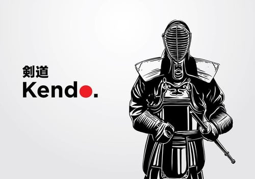 Kendo Illustration Free Vector