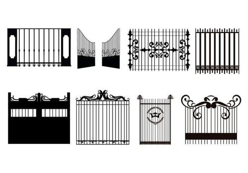 Free Decorative Gate Vector