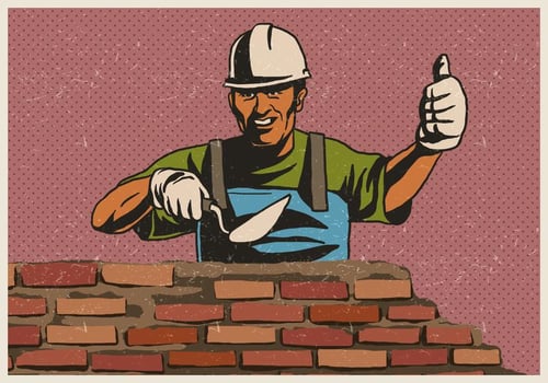 Masonry Worker vector