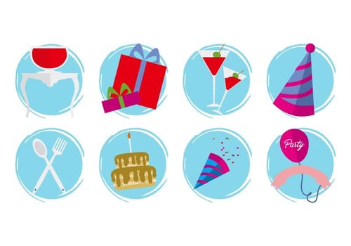 Free Birthday Icons Vector