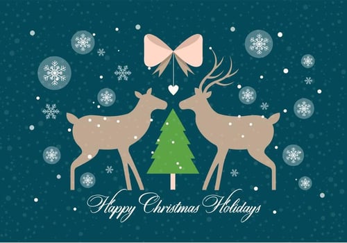 Christmas Vector Deers