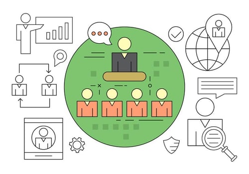 Management Vector Icons