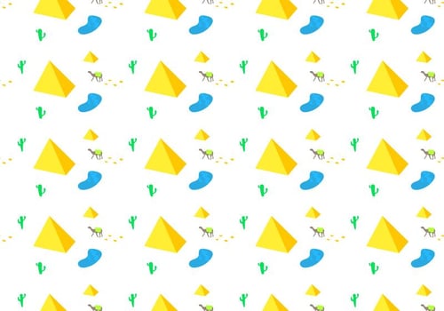 Free Piramide Seamless Pattern Vector Illustration