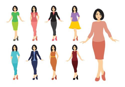 Mujer Vectors