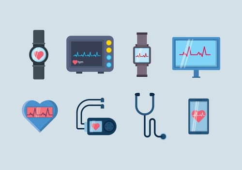 Free Heart Medical Device Vector