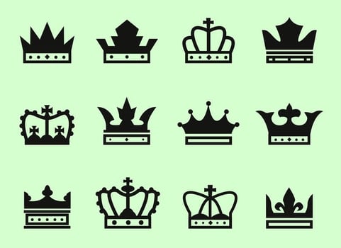 Crown Icons Vector