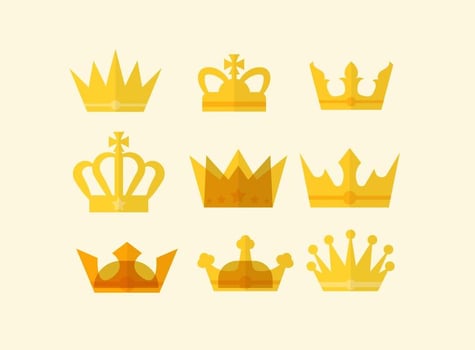 Free Flat British Crown Vector