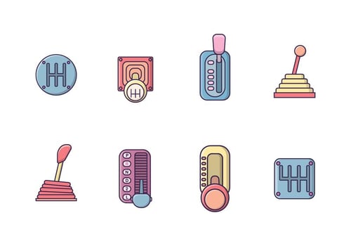 Free Gear Shift Vector
