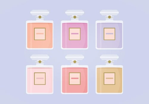 Vector Perfume Bottles Collection