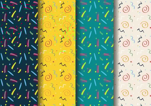 Memphis Pattern Vector