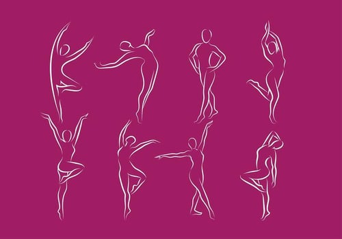Slimming Logo Line Free Vector