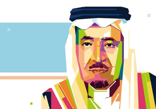Saudi Arabia King Vector - WPAP