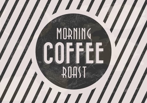 Morning Roast Coffee Vector